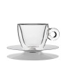 Комплект Luigi Bormioli Thermic Cappuccino & Saucer