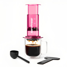 AeroPress Clear Pink