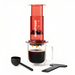 AeroPress Clear Red