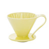 Пуровер CAFEC Arita Ware Flower Dripper Cup1 Yellow