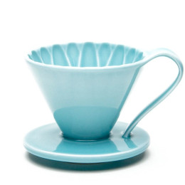 Пуровер CAFEC Arita Ware Flower Dripper Cup4 Blue