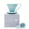 Пуровер CAFEC Arita Ware Flower Dripper Cup4 Blue