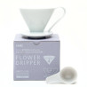 Пуровер CAFEC Arita Ware Flower Dripper Cup4 White