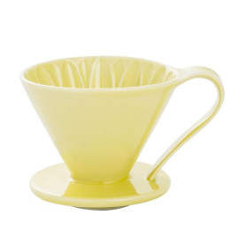 Пуровер CAFEC Arita Ware Flower Dripper Cup4 Yellow