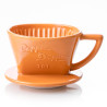 Пуровер CAFEC Arita Ware Trapezoid Dripper 101 Orange
