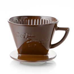 Пуровер CAFEC Arita Ware Trapezoid Dripper 102 Brown
