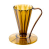 Пуровер CAFEC Tritan Flower Dripper DEEP 27 Brown
