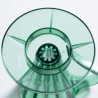 Пуровер CAFEC Tritan Flower Dripper DEEP 27 Clear Dark Green