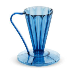 Пуровер CAFEC Tritan Flower Dripper DEEP 27 Clear Navi