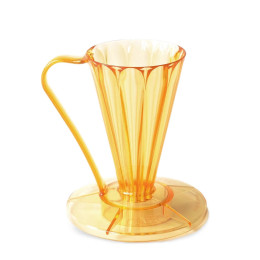 Пуровер CAFEC Tritan Flower Dripper DEEP 27 Taizo gold