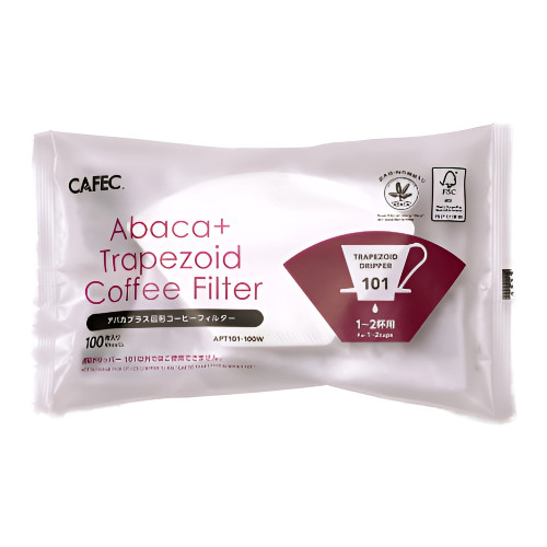 Фільтри паперові CAFEC ABACA+ Trapezoid Filter Paper 101 0