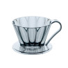 Пуровер CAFEC Tritan Flower Dripper Oval 101 Clear Black