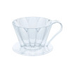 Пуровер CAFEC Tritan Flower Dripper Oval 101 Clear