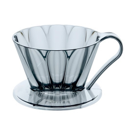 Пуровер CAFEC Tritan Flower Dripper Oval 102 Clear Black