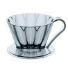 Пуровер CAFEC Tritan Flower Dripper Oval 102 Clear Black