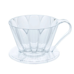 Пуровер CAFEC Tritan Flower Dripper Oval 102 Clear