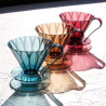 Пуровер CAFEC Tritan Flower Dripper Cup1 Wine Red