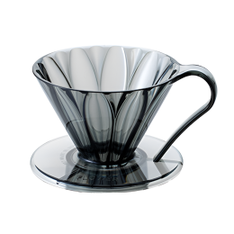 Пуровер CAFEC Tritan Flower Dripper Cup1 Black