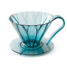 Пуровер CAFEC Tritan Flower Dripper Cup1 Blue Green