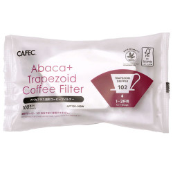Фільтри паперові CAFEC ABACA+ Trapezoid Filter Paper 102