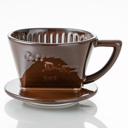 Пуровер CAFEC Arita Ware Trapezoid Dripper 101 Brown