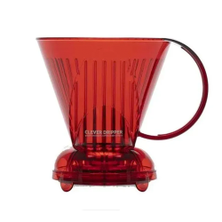 Пуровер Clever Dripper прозорий червоний