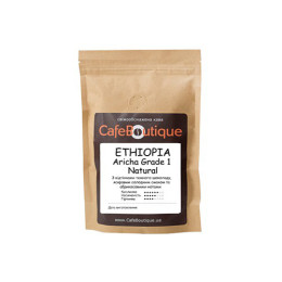 Свіжообсмажена кава в зернах Ethiopia Yirgacheffe G1 Natural Aricha 125 г