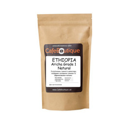 Свіжообсмажена кава в зернах Ethiopia Yirgacheffe G1 Natural Aricha 250 г