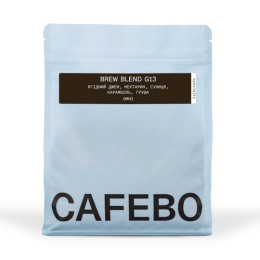 Свіжообсмажена кава в зернах Brew Blend G13