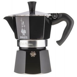 Гейзерна кавоварка Bialetti moka express black 3 cups