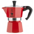Гейзерна кавоварка Bialetti moka express red 3 cups