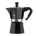 Гейзерная кофеварка Bialetti moka express black 6 cups