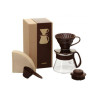 Набір Hario V60 02 Dripper and Server Brown