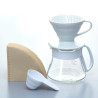 Набір Hario V60 01 Ceramic and Server White