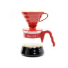 Набір Hario V60 02 Ceramic and Server Red