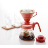 Набір Hario V60 02 Ceramic and Server Red