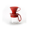 Набір Hario V60 01 Ceramic and Server Red